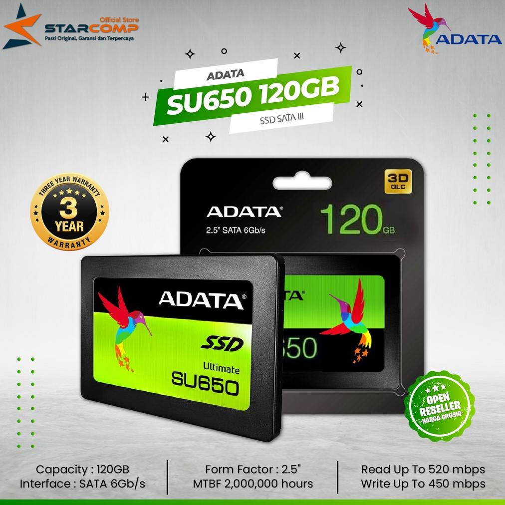 SSD ADATA SU650 Ultimate 120GB