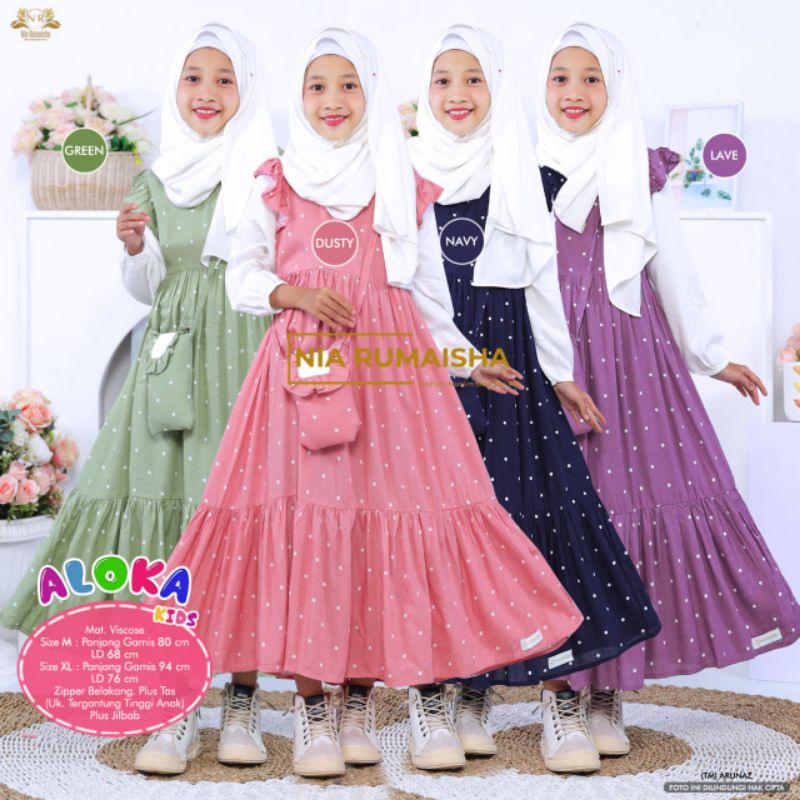 Gamis Anak Aloka Kids By Nia Rumaisha