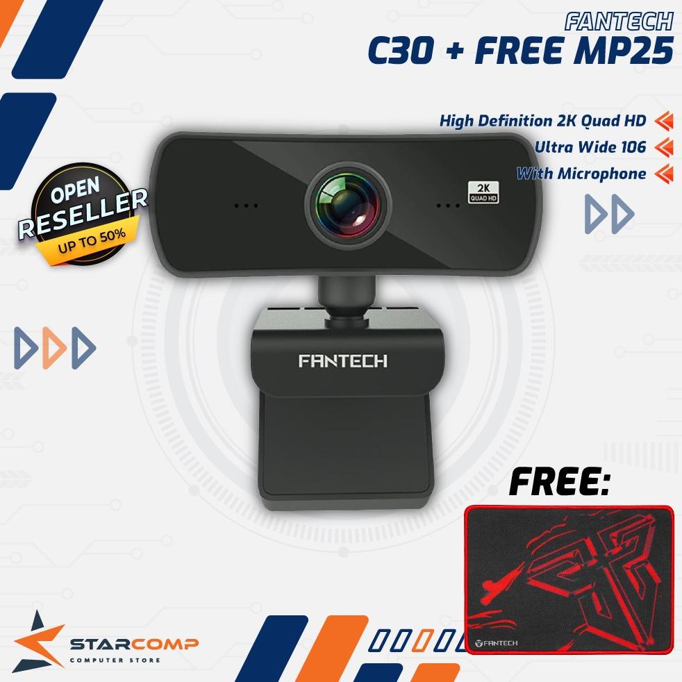 Webcam Fantech C30 C 30 Luminous Gaming 2K QHD 1440P Original