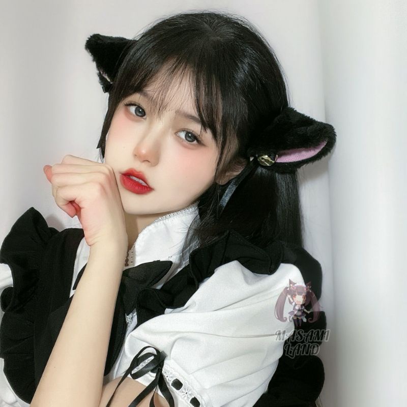 Masami Land Bando Telinga Kucing Cosplay Nekomimi / Jepitan Telinga Kucing Cosplay Neko