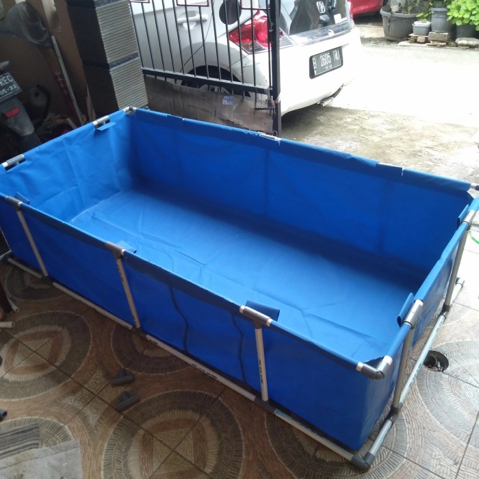 Terlaris Kolam Terpal / Kolam Renang Anak/ Kolam Ikan.Orchid. 2X1X0,5