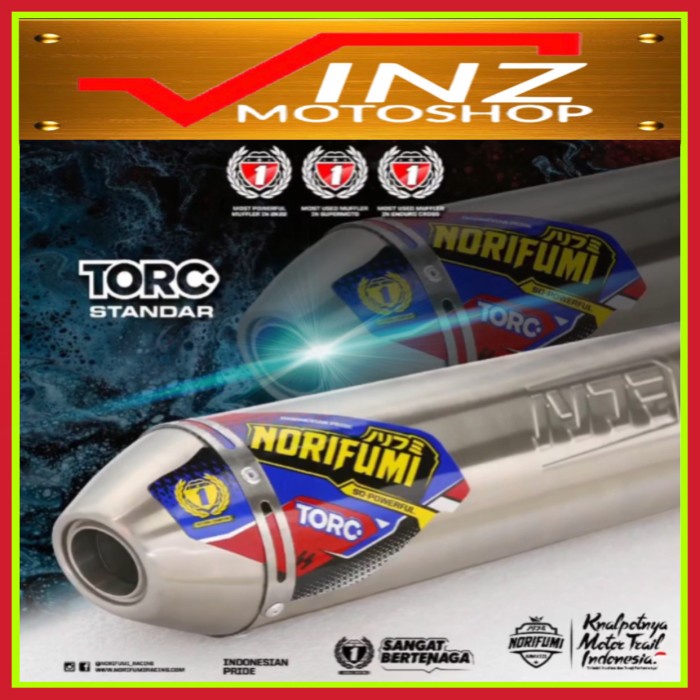 Knalpot Norifumi Torc Standar Klx Dt 150 Bf Crf 150 Wr 155 Original