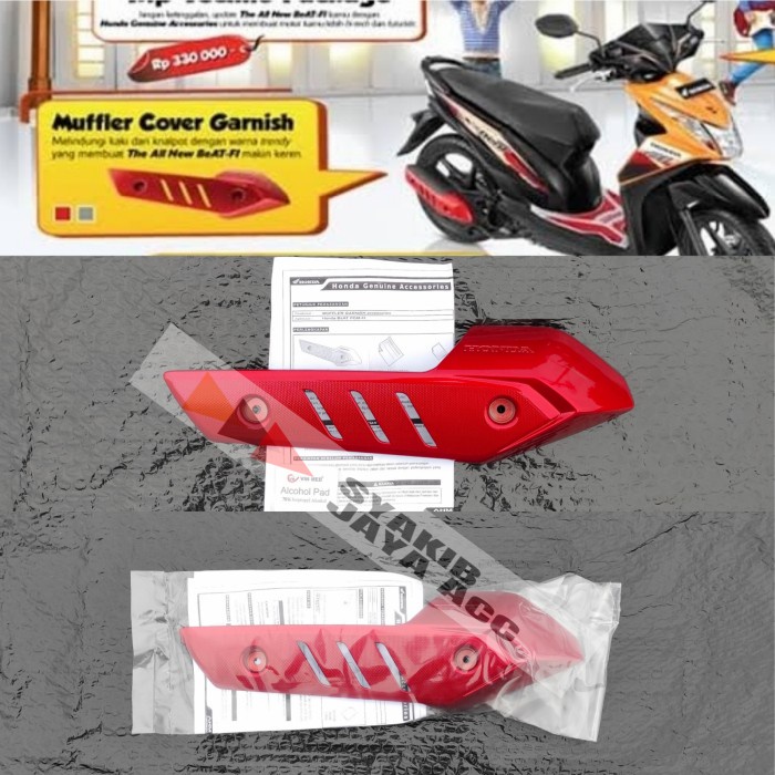 Garnish Muffler Beat Pgm Fi 2015 Original Ahm