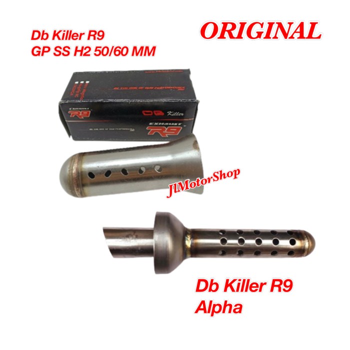 Peredam Suara Db Killer R9 H2 Ss Db Killer R9 Gp Ss Inlet 50-60 Ori