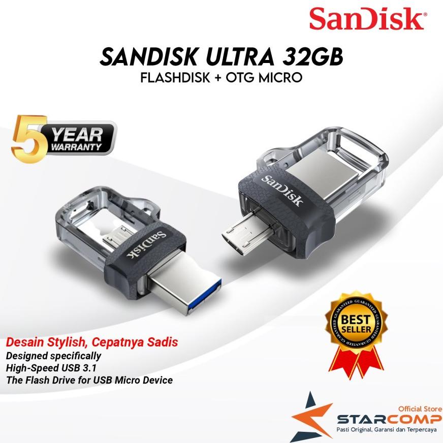 Otg Flashdisk Dual drive 32gb Sandisk