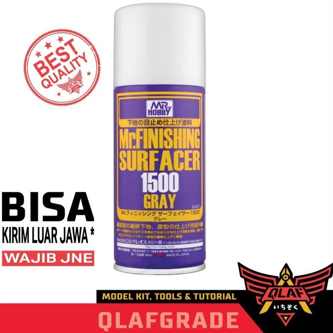 Surfacer Spray - Mr Finishing Surfacer 1500 Gray - Primer