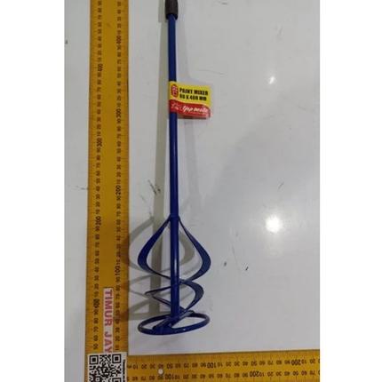 Limited Biru Pengaduk Cat 80 X 400 Mm Tjap Mata Tongkat Mixer Semen Kue Roti