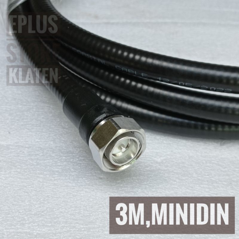 Kabel jamper feeder 4/8 3M konektor MiniDin 4.3 jamper bts jp101