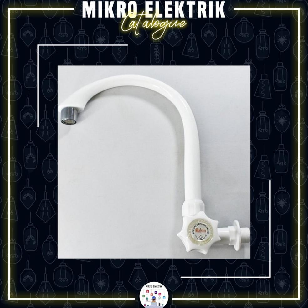 Murah Kran Angsa Wastafel Air Cuci Piring Dapur Plastik Pvc Malvin