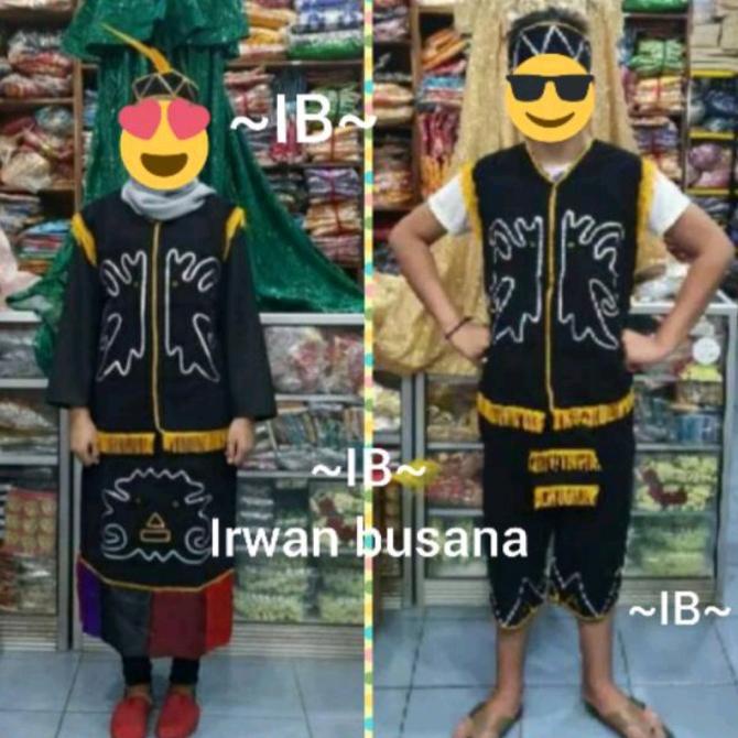 Baju adat kalimantan // baju dayak SMA // dewasa