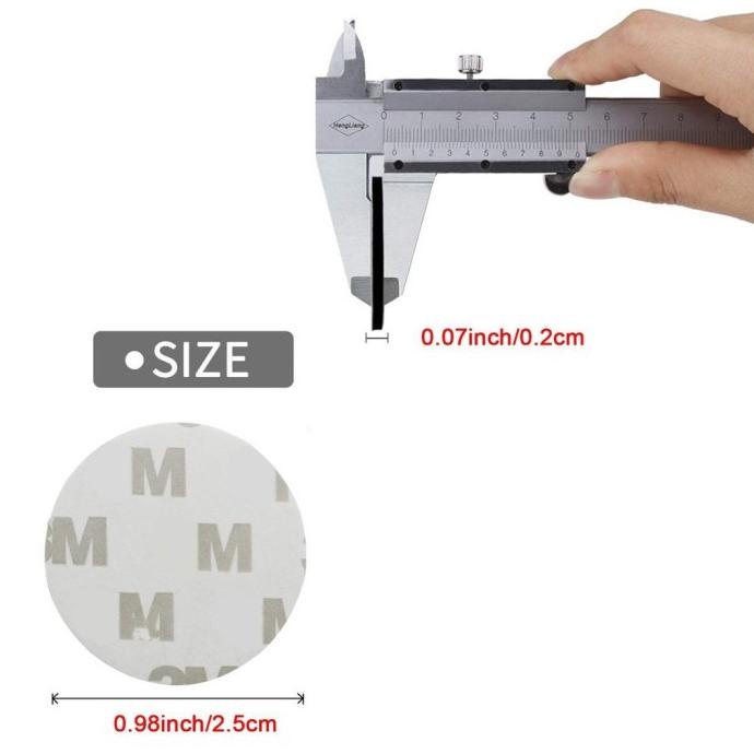 

Double Tape Busa 3M Besar Foam Doubletape Bulat Putih Premium Quality bah12
