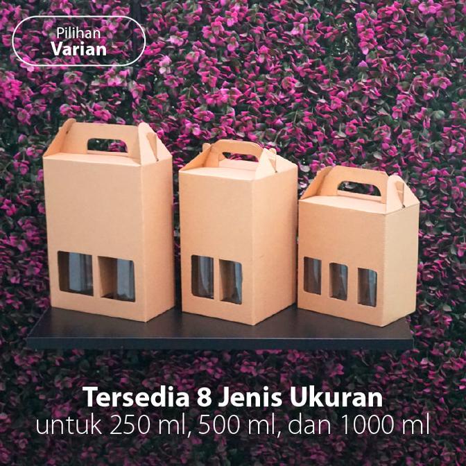 

Paket 10 pcs - Dus isi 4 Botol 500 ml - Dus Parcel - Hadiah Hampers lge12