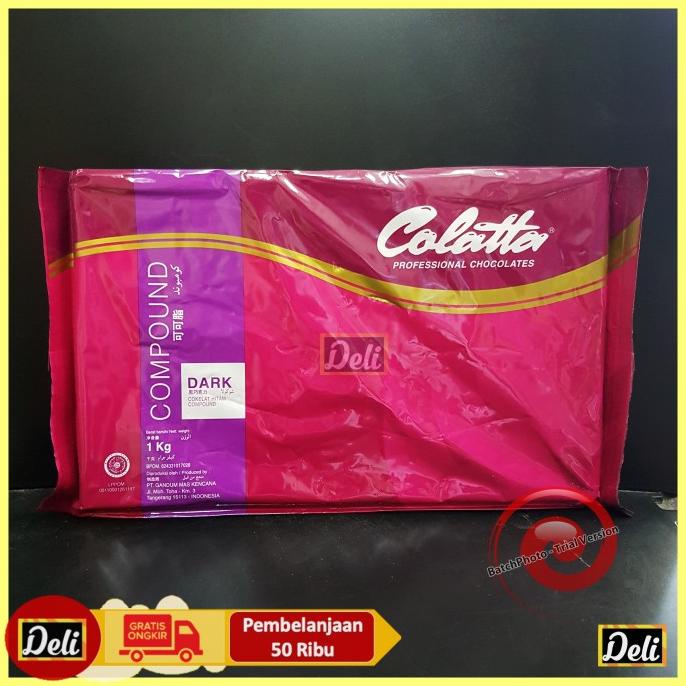 

Coklat Batang/Balok Colatta Dark Chocolate Compound 1kg