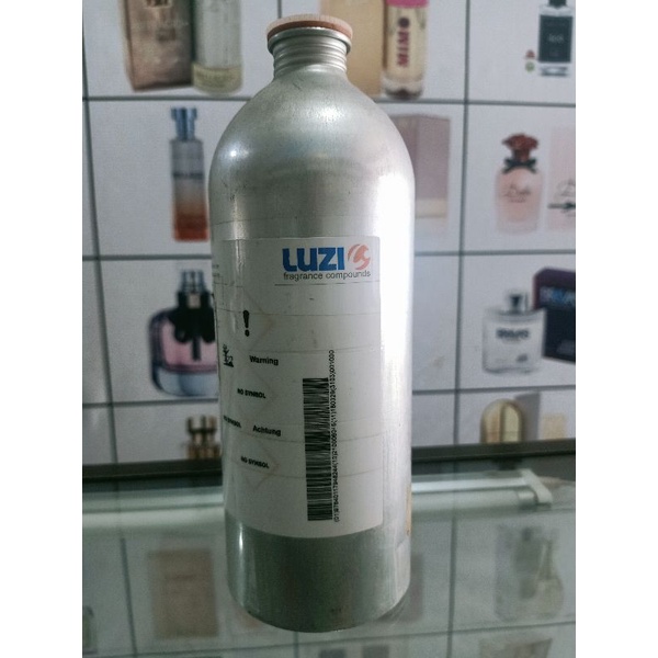 BOTOL KALENG BEKAS PARFUM LUZI 1KG dan 500G