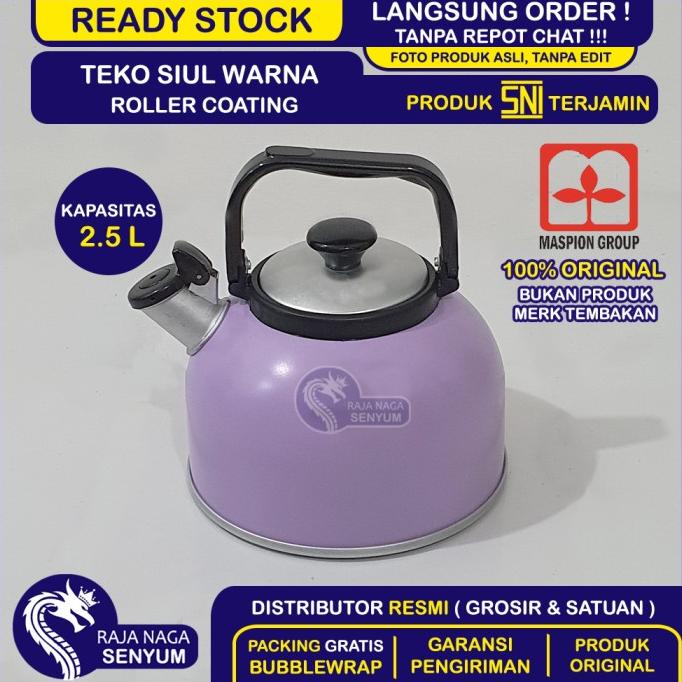 TEKO CERET SIUL BUNYI 2,5 LITER WHISTLING KETTLE RIGOLETTO MIKADO