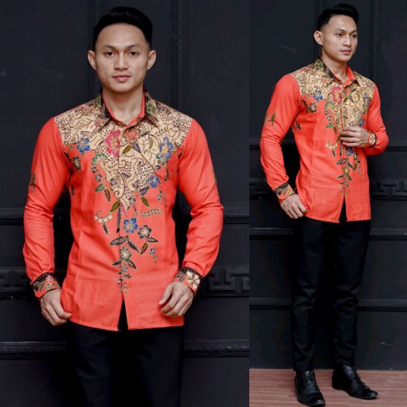 kemeja batik unggul jaya batik halus batik kekinian baju pria moderen baju pria kekinian berkualitas