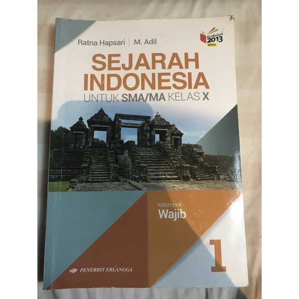 ERLANGGA SEJARAH INDONESIA KELAS 10 SMA