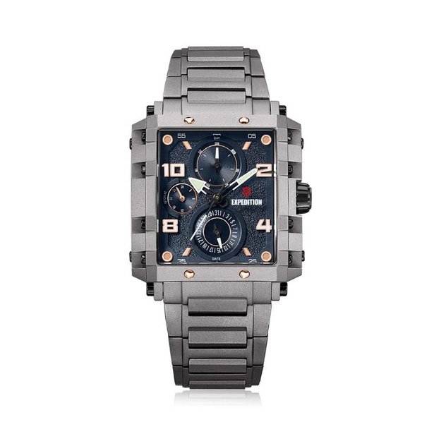 EXPEDITION JAM TANGAN 6757 TITANIUM GREY ORIGINAL