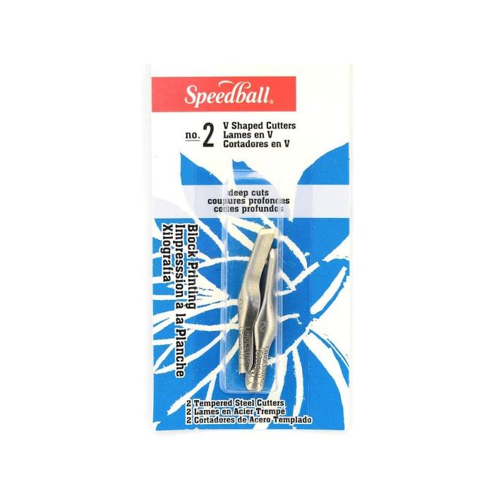 

Terlaris Stn Speedball Lino Cutters No.2 V Shaped Large Blade - Deep Cuts