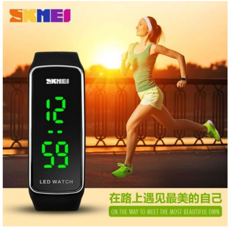 Jam Tangan LED Wanita Original Asli / Jam Tangan LED Digital Anti Air - 1119