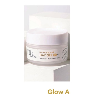 Cream pelembab untuk wajah mudah berjerawat sunblock krim pagi / day cream gel SPF 30 Ella Skincare