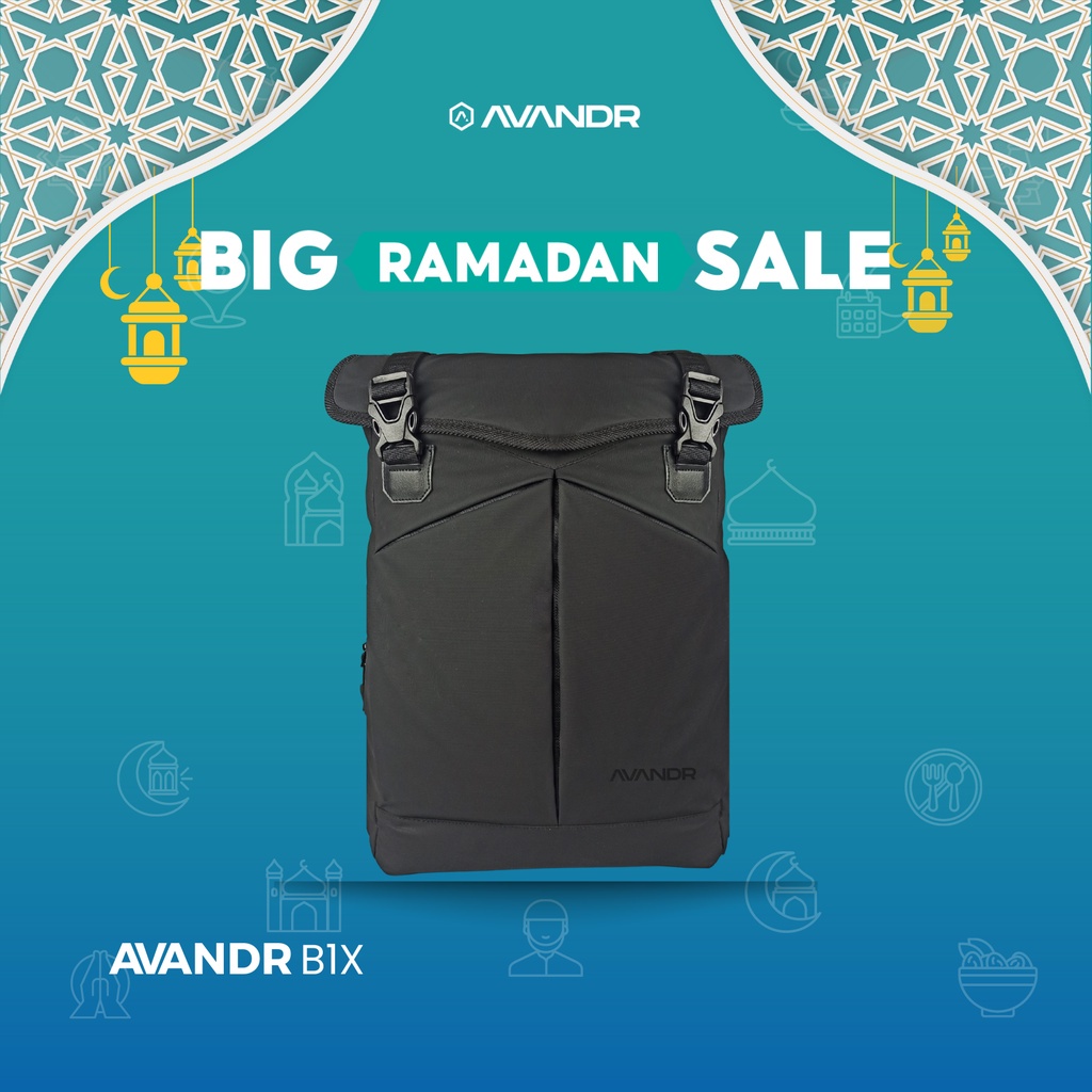 Avandr B1X Backpack Pria Waterproof Tas Laptop Ransel Pria Multi Pocket