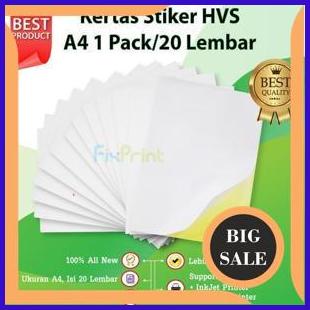 

Kertas Sticker HVS A4 Stiker HVS Doff Premium Quality Lembaran - 1 Lembar tools n parts 54PR23