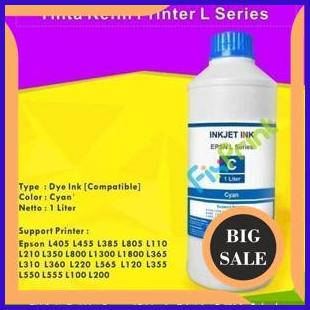 Tinta Refill Botol Printer Epson L100 L200 T13 TX121 L120 L550 L555 sparepart 54PR23