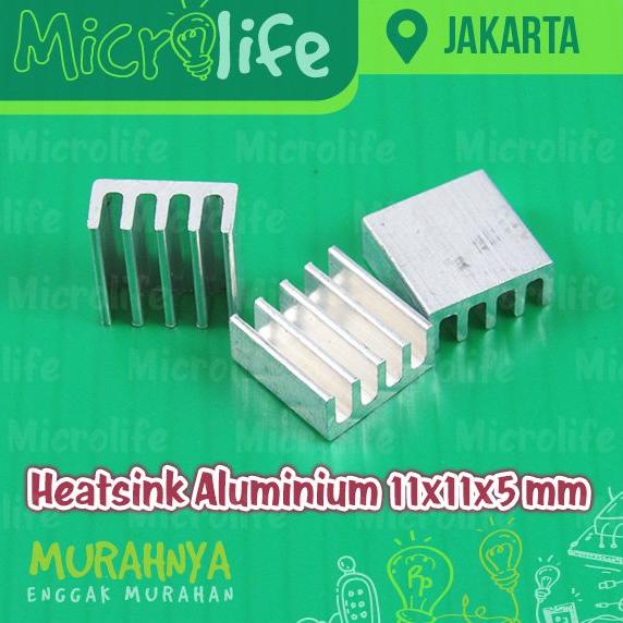 Heatsink Aluminium 11x11x5 mm