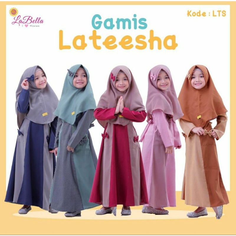 GAMIS ANAK 3-8 TAHUN LATEESHA LABELLA