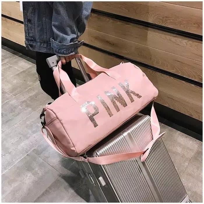 TAS FITNESS/TAS GYM/ TAS OLAHRAGA/TAS KODE VS-5 BLINK PINK