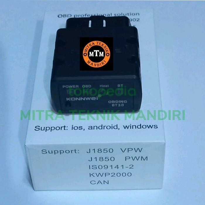 ALAT BENGKEL OBD2 SCANNER ANDROID BLUETOOTH V1.5 ELM327 KONNWEI KW902