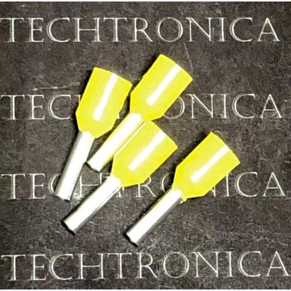 Skun Kabel Ferrule E4009 4mm AWG12 Kuning