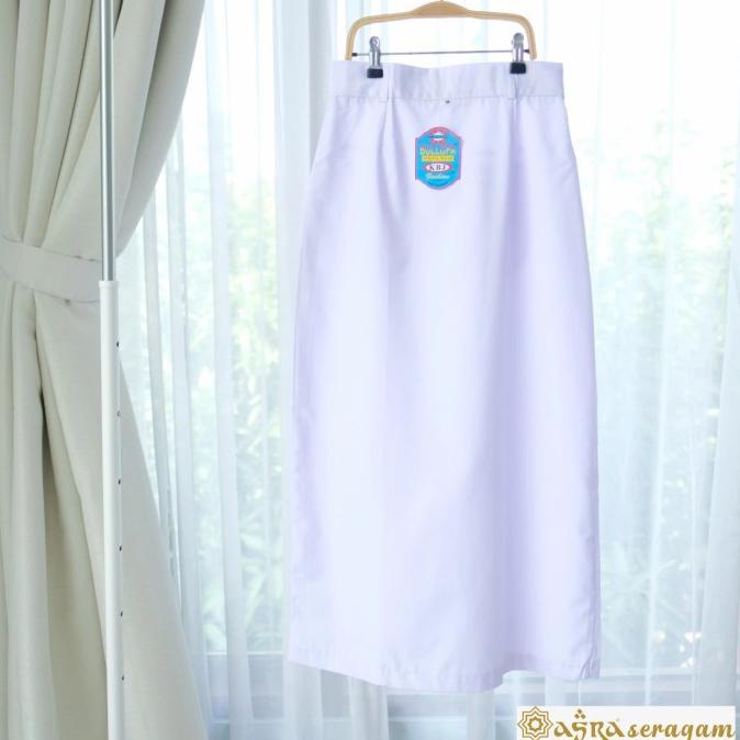 Rok Span Panjang model A warna Putih Rok Sma Smk