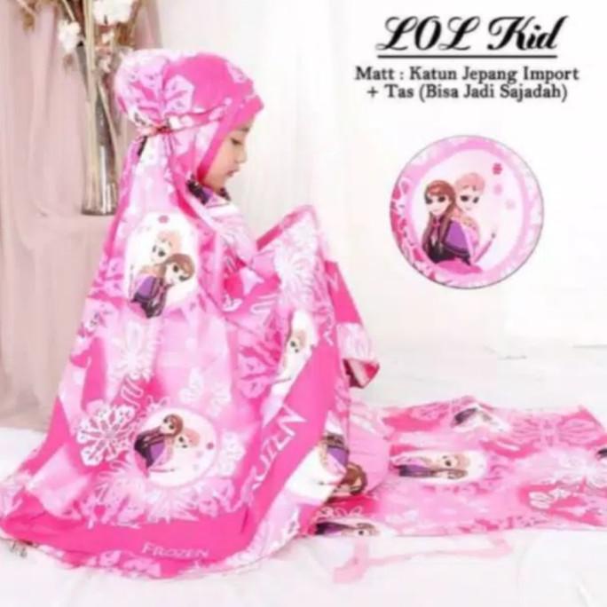 mukena anak karakter frozen