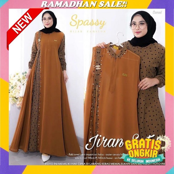 Gamis Kaftan Kavtan Pesta Wanita Mewah Elegan Kondangan Ceruty Seruti Terbaru Baju Dress Muslim Musl