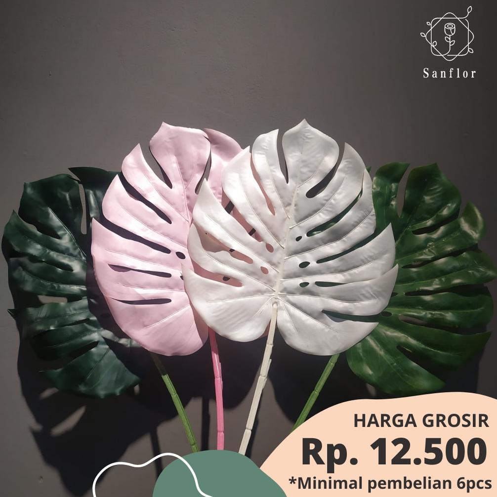 『MPD』 DAUN MONSTERA LATEX/MONSTERA ARTIFICIAL/DAUN MONSTERA PALSU