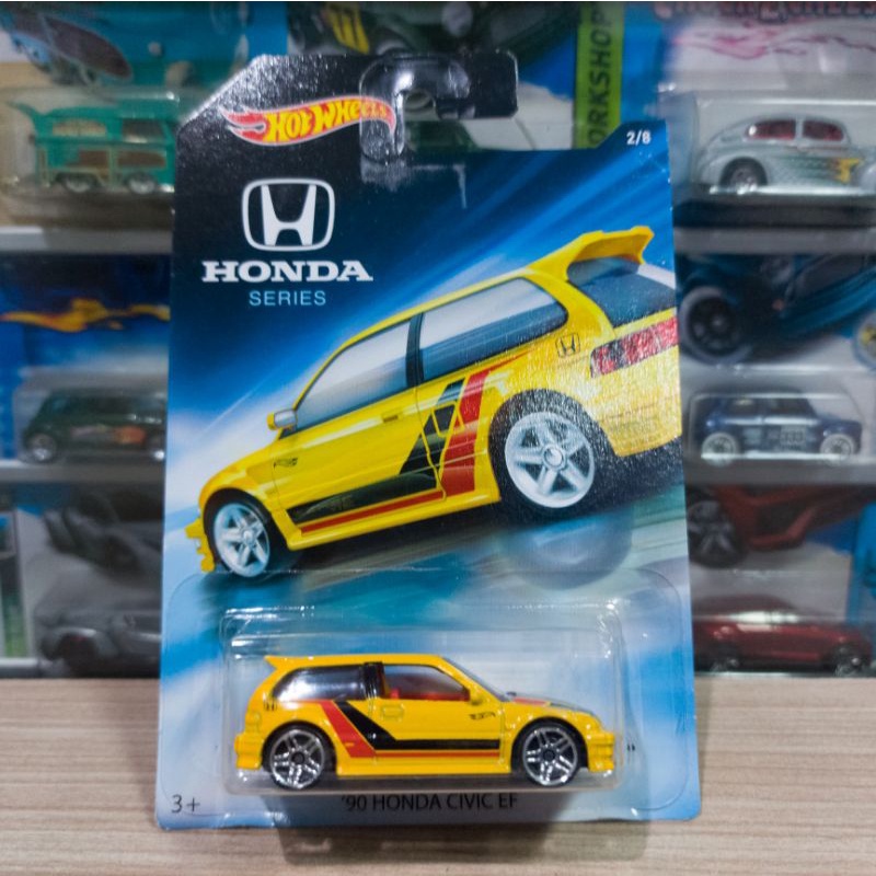 HOT WHEELS 90 HONDA CIVIC EF - HONDA SERIES