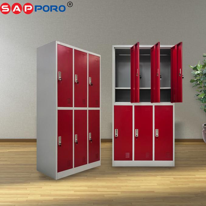 

New Sale Sapporo Essen 6 - Loker Besi 6 Pintu | Steel Locker 6 Doors Limited Edition