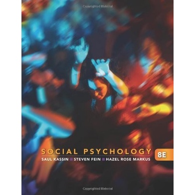 

Social Psychology, 8th Edition