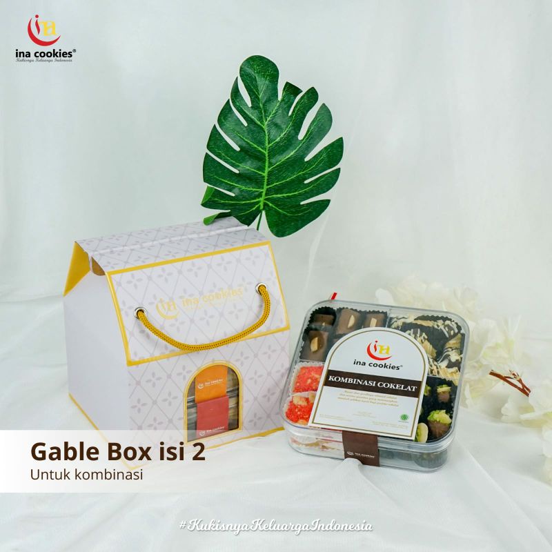 

hampers gable box inacookies kue kering isi kombinasi