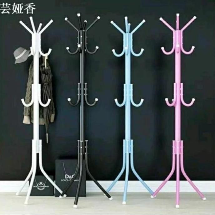 hanger Stand Hanger/ Gantungan Berdiri/ Gantungan Baju/ Gantingan Topi/ Promo(F7S5) stand hanger tas