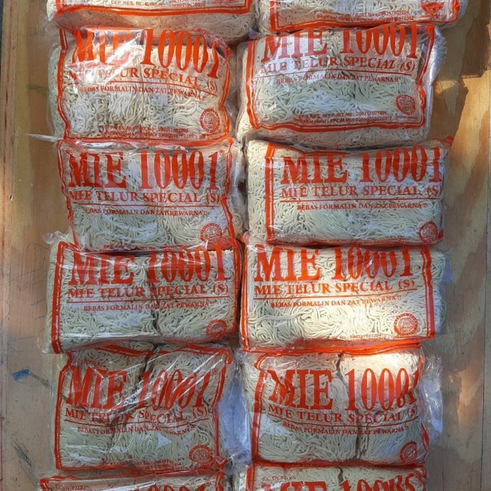 

Mie 10001 - Mie Ayam Telur - Mie Telur Spesial 500g