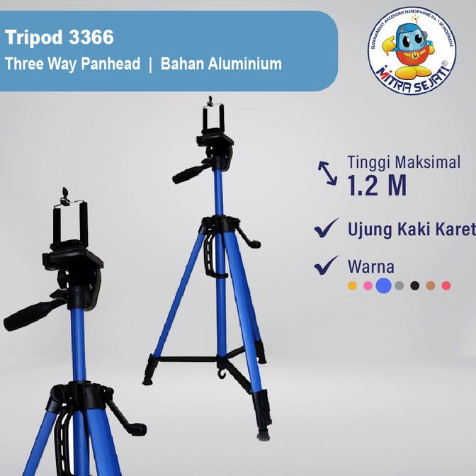 Tripod Warna Extandable 3366 1.5m