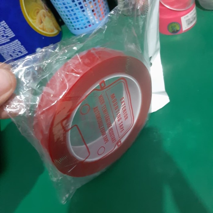 

PROMO doble tape 3M merah jelly ukuran lebar