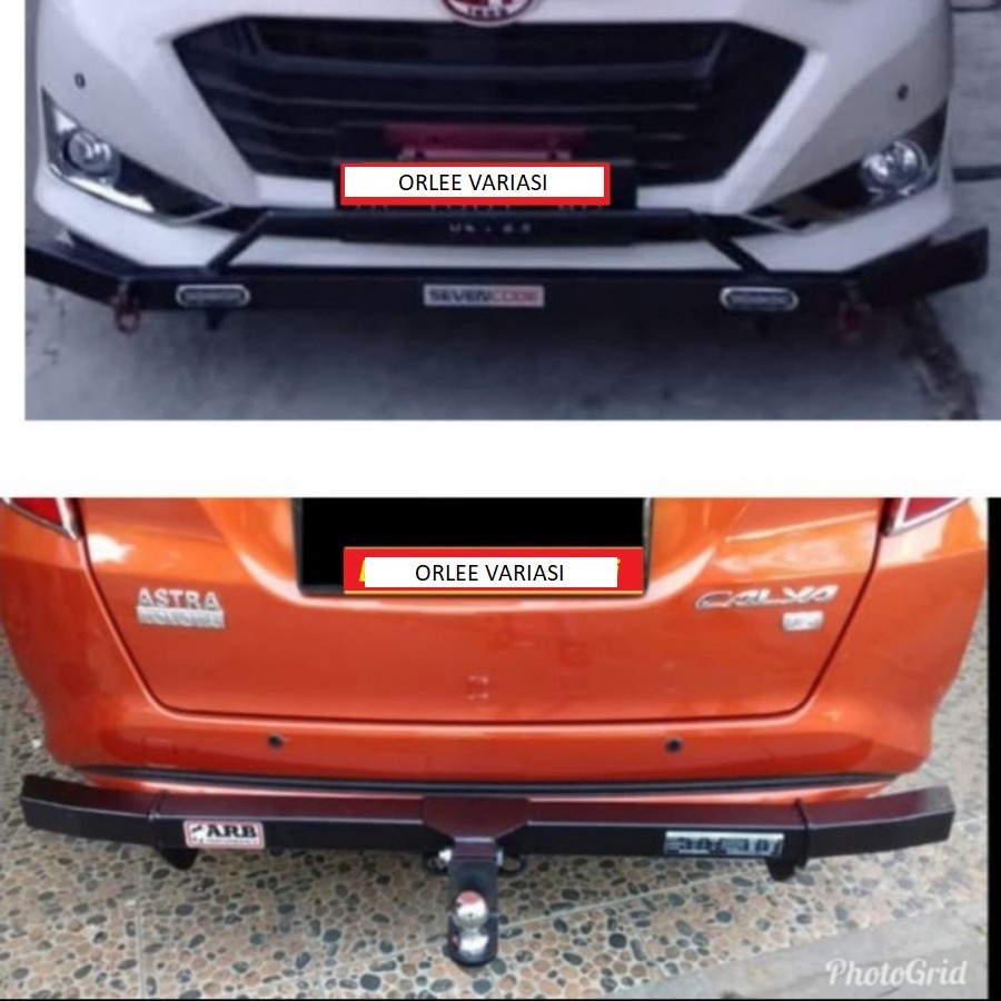 Paket Tanduk Depan + Towing Arb Belakang Untuk Mobil Calya Sigra