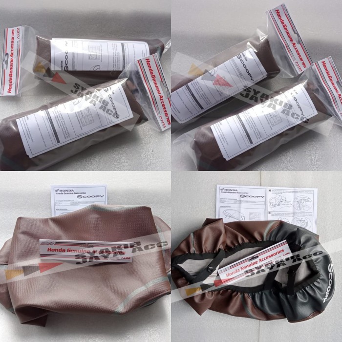SARUNG JOK / SEAT COVER SCOOPY FI ESP 2018 ORIGINAL AHM