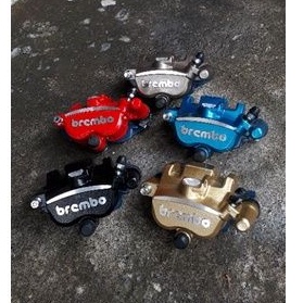 CALIPER MODEL SAMURAI BREMBO WARNA GOLD BLACK BLUE RED GREY