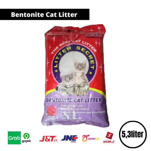 Pasir Bentonite Cat Litter Secret 5.3 Liter