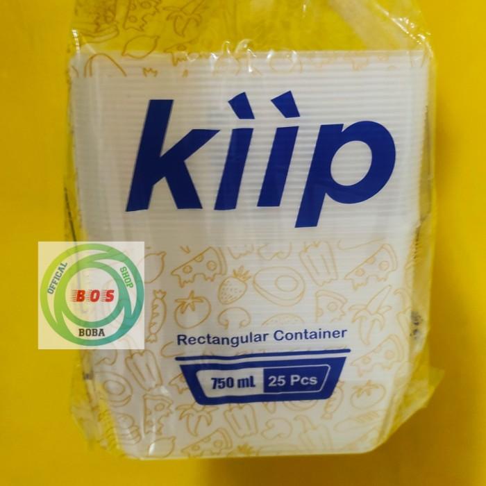 Terlaris Kiip Thinwall Food Container Kotak 750 Ml Isi 25 Pcs